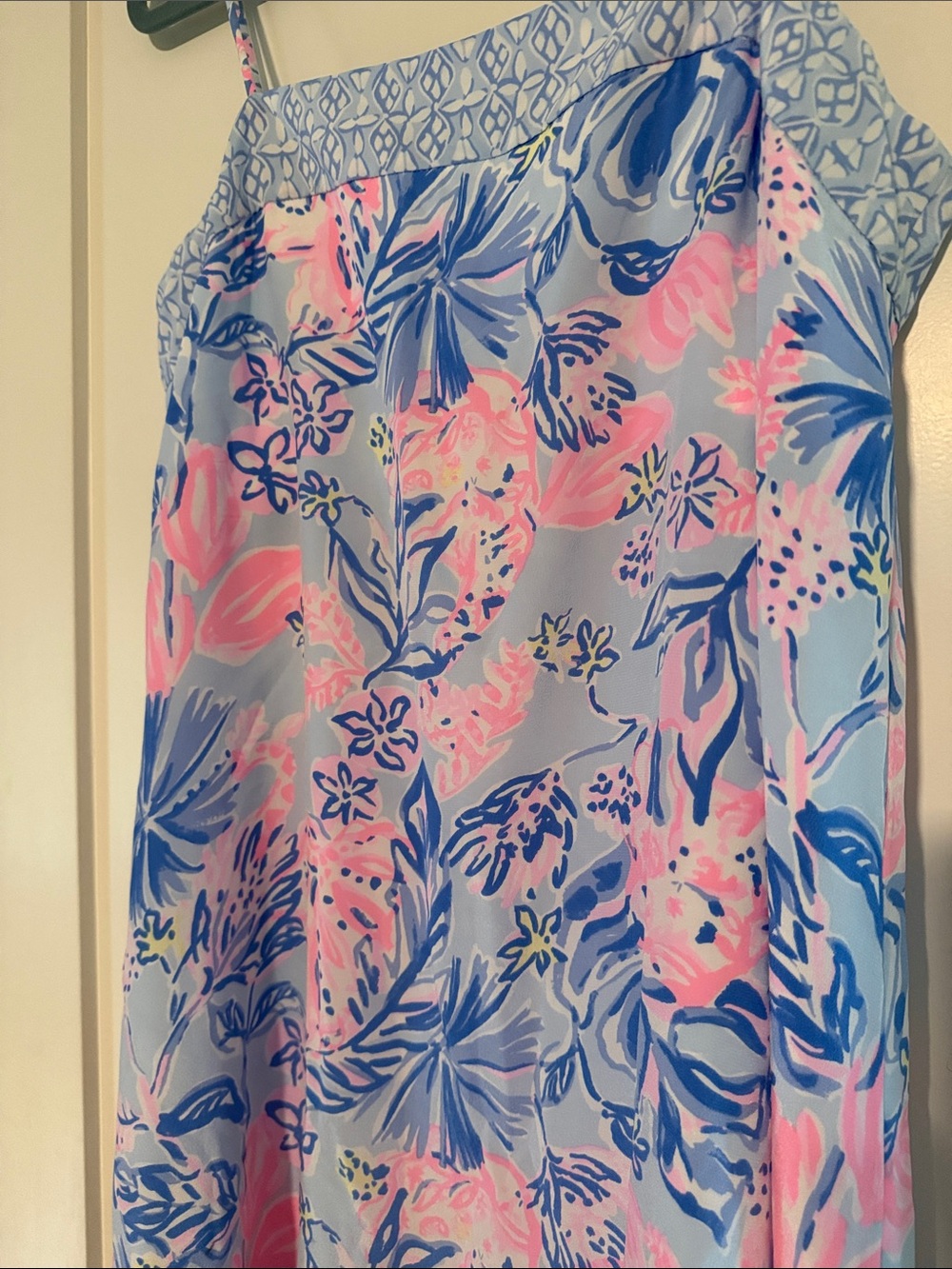 Lilly Pulitzer Pink and Blue Floral Mini Dress - Picture 4 of 4